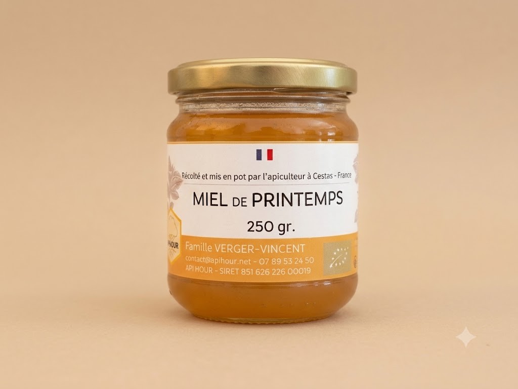 Miel de printemps bio