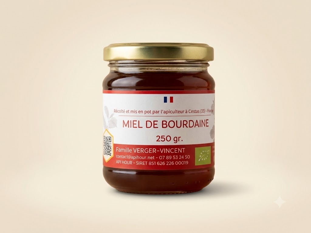 Miel de bourdaine bio